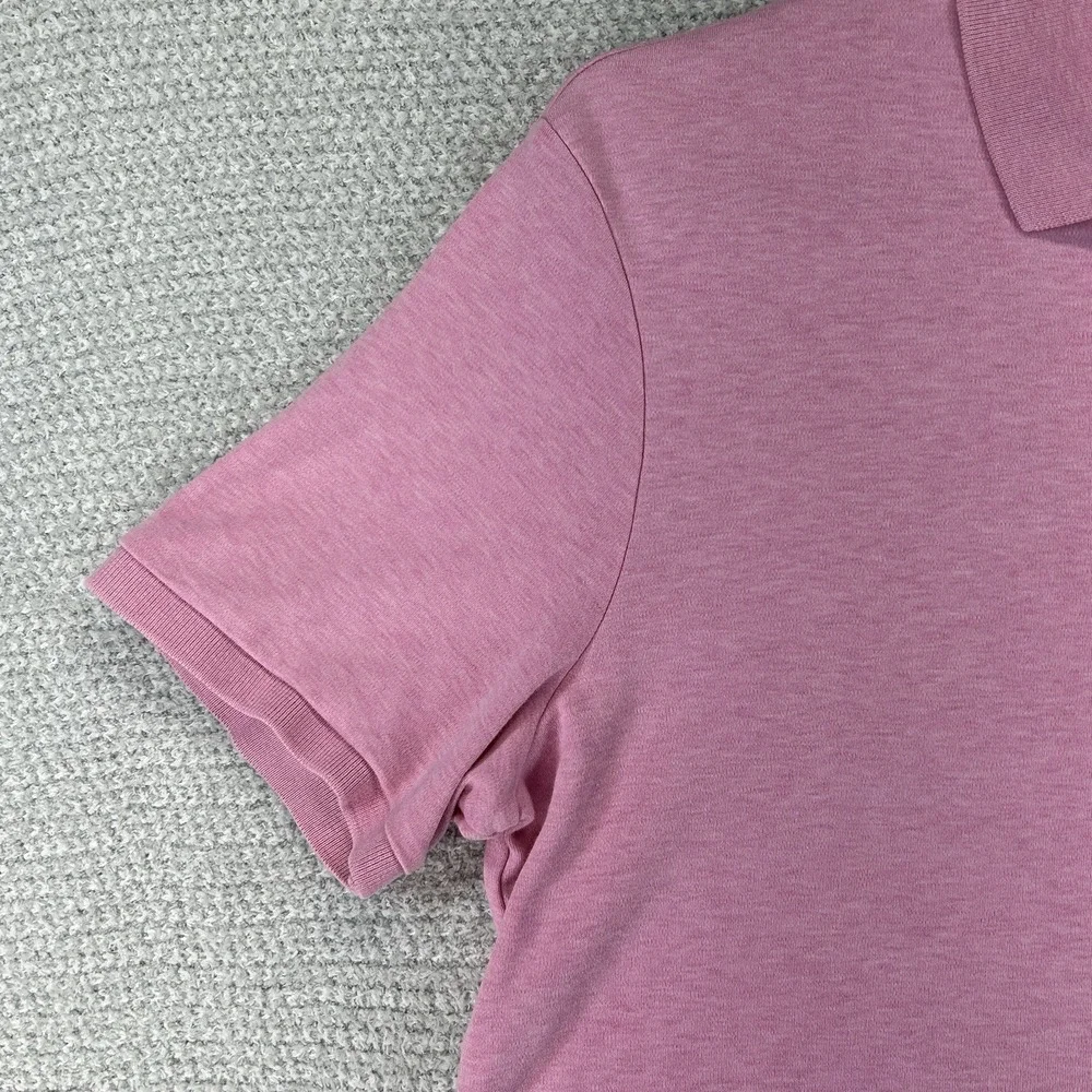 Polo Ralph Lauren Polo Shirt Mens Large Pink Short Sleeve Preppy Designer Casual